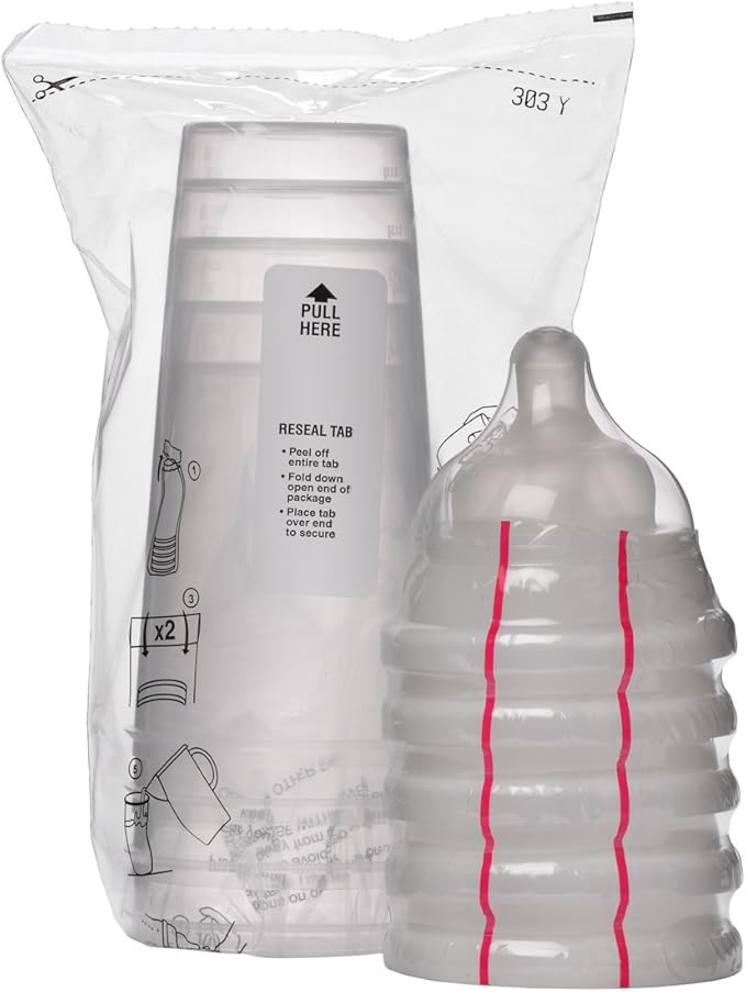 Steribottle Disposable Bottles Fast Flow – 250ml Pack of 5 - Nmona Store